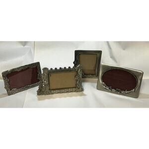 Lot Of 4 Vintage Seagull Pewter Frames